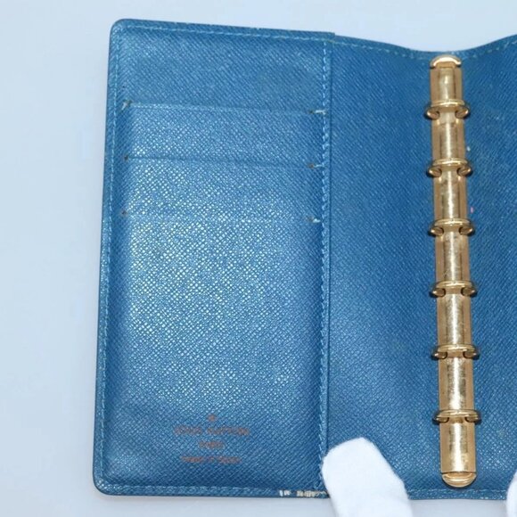 LOUIS VUITTON Epi Agenda PM Day Planner Cover Blue - Picture 13 of 16
